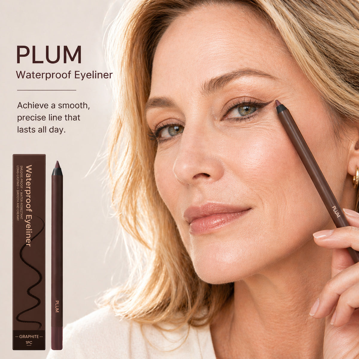 Waterproof Long-Lasting Eyeliner Pencil