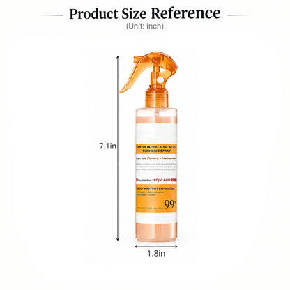 Turmeric Exfoliating Body Spray
